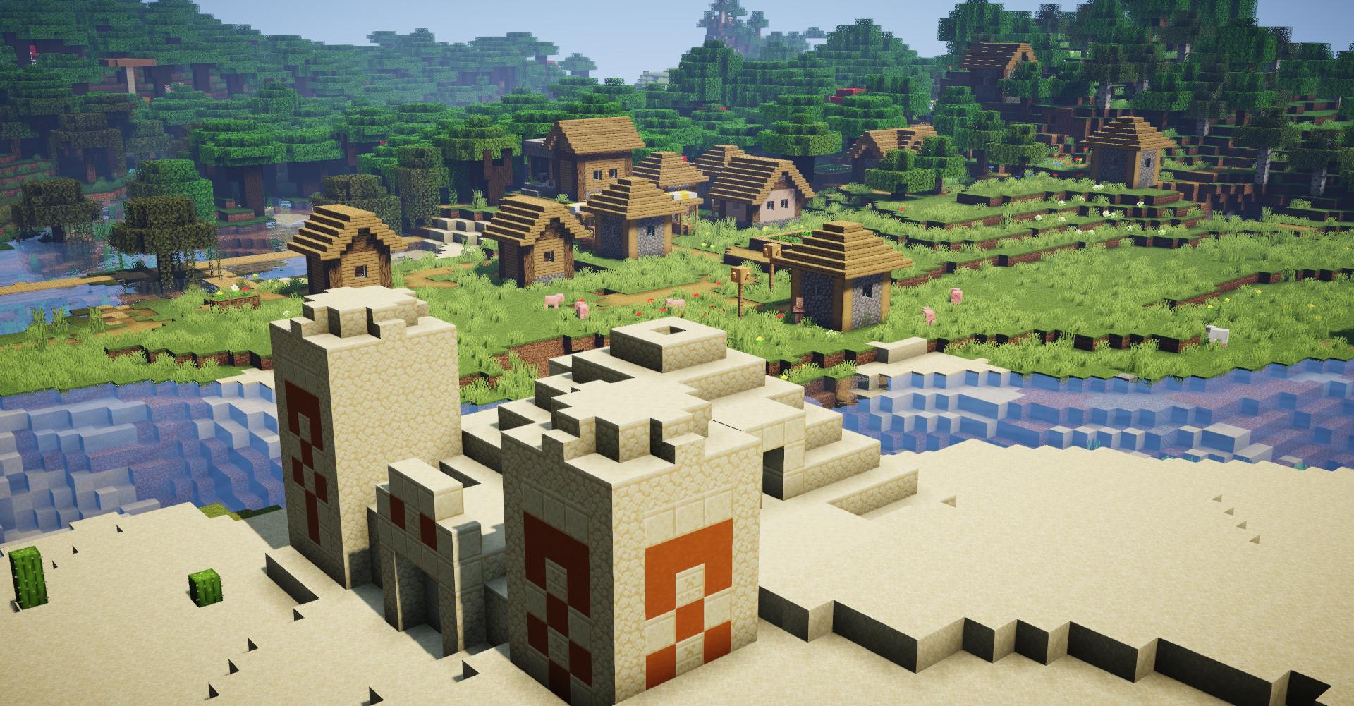 Fond d'écran wallpaper Minecraft