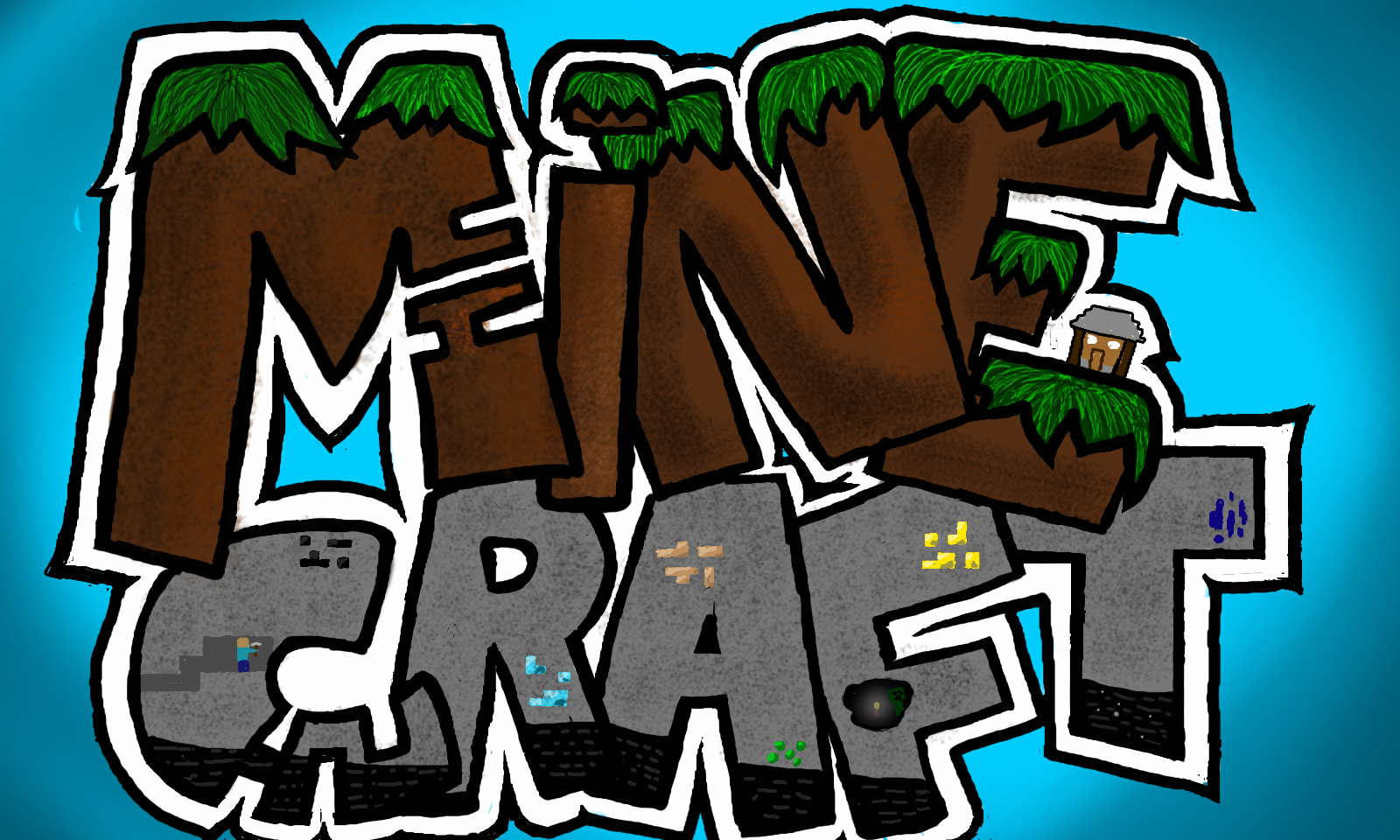 Fond d'écran wallpaper Minecraft